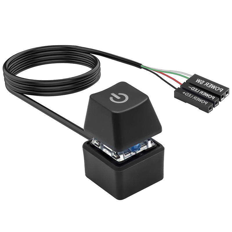 Pc Gaming Aaa - Desktop PC Power Switch Extension Cable,