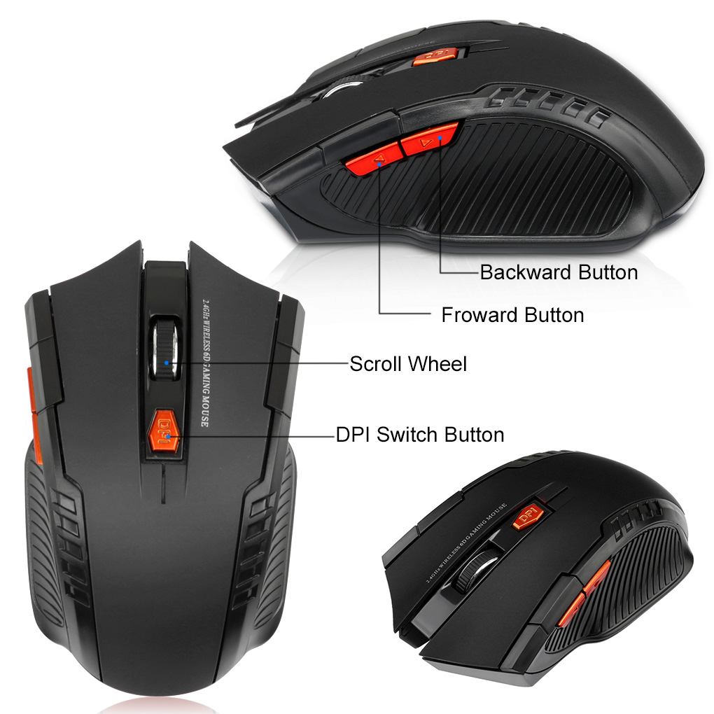 2.4G Wireless Mouse 1600DPI Op - Pc Gaming Gta 6 评论和价格