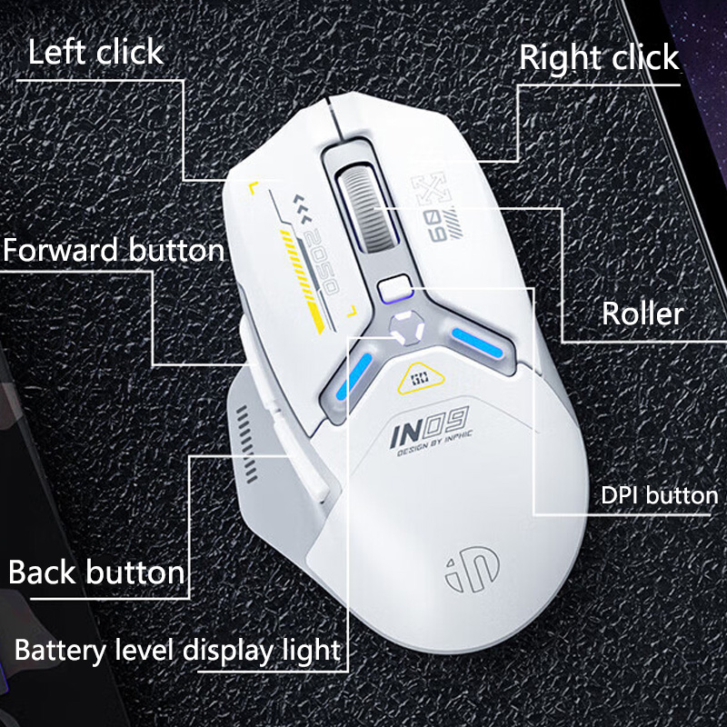 INPHIC IN9 Tri-mode Wireless G - Pc Gaming Gta 6 评论和价格