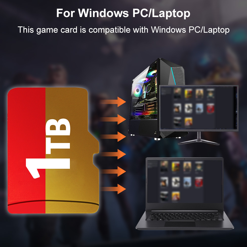 New 1TB Game Card with 10 Sele - Pc Gaming Aaa 评论和价格