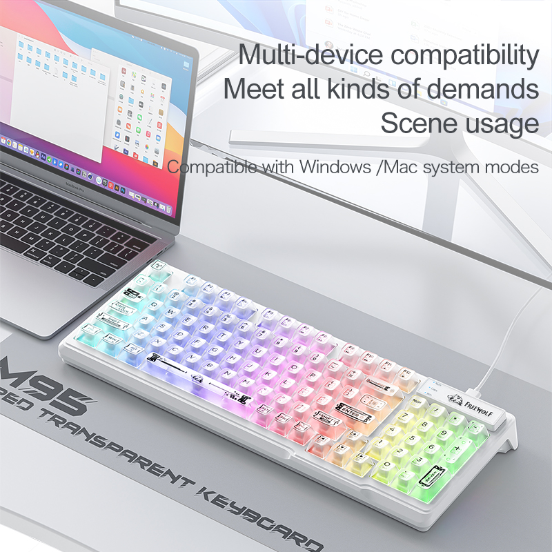 98% Compact Layout Wired RGB S - Anti-Ghosting Keyboard 评论和价格