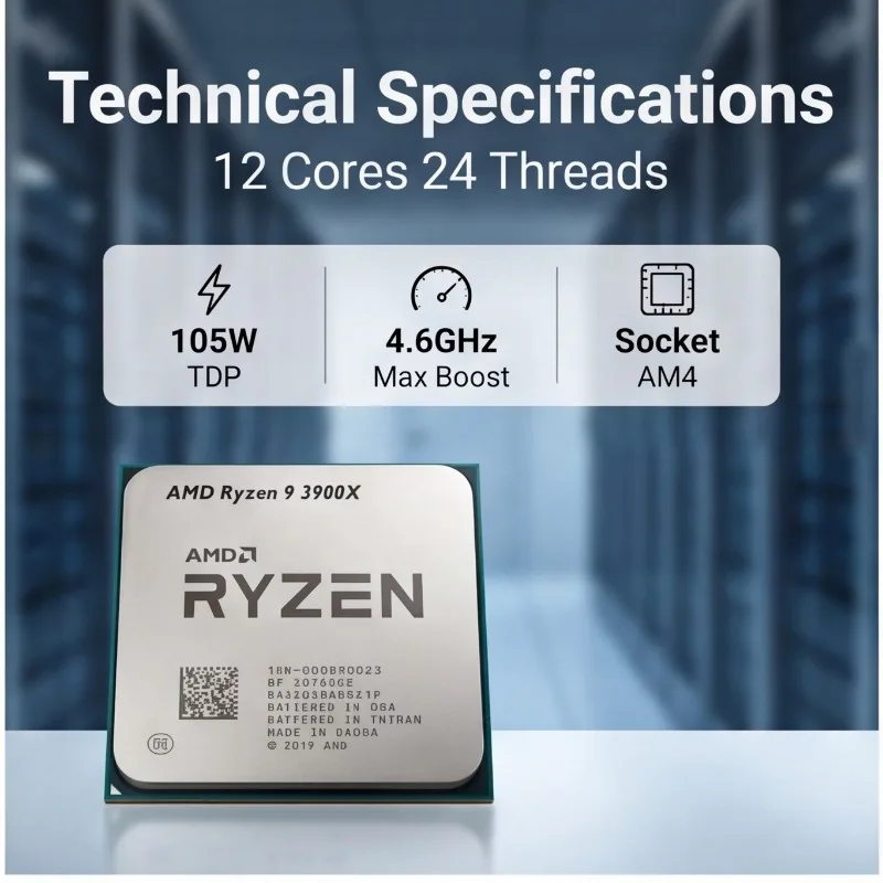 AMD Ryzen 9 3900X 12 Core 24 T - Amd Cpu Ryzen 9 评论和价格