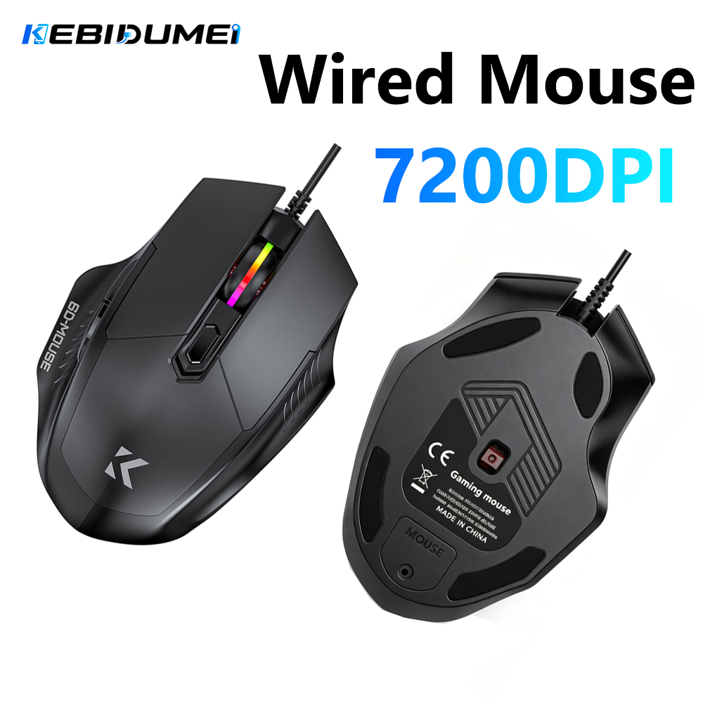 KEBIDUMEI 7200DPI Wired Mouse  - Pc Gaming Gta 6 评论和价格
