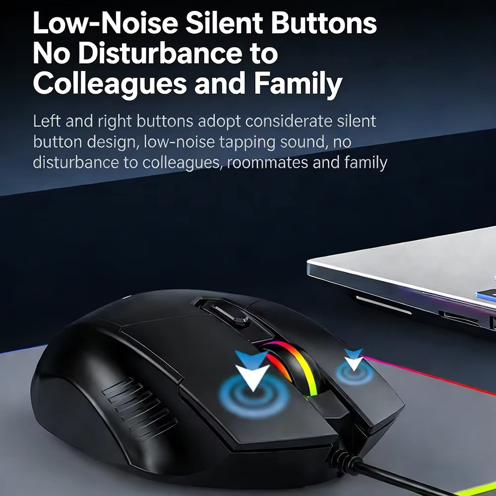 KEBIDUMEI 7200DPI Wired Mouse  - Pc Gaming Gta 6 评论和价格