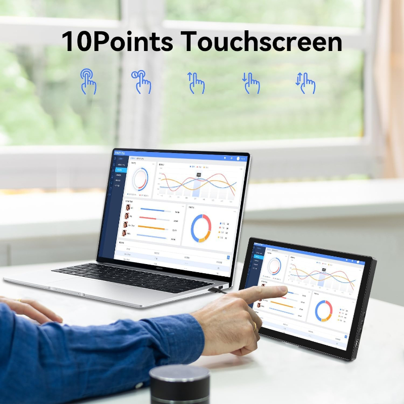 Small Touchscreen Monitor 10.1 - Pc Gaming On Android 评论和价格
