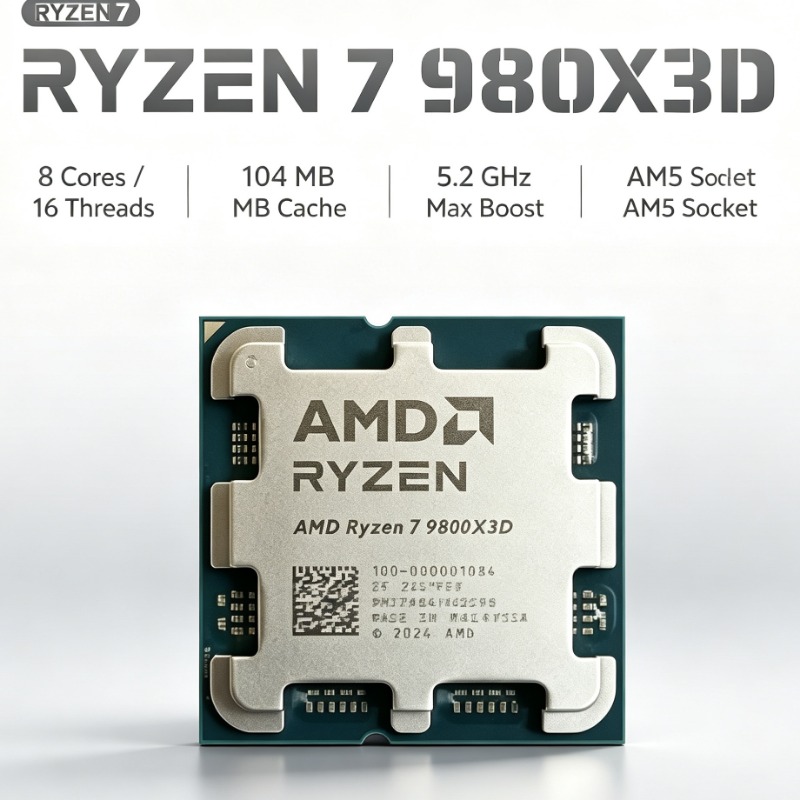 AMD Ryzen 7 9800X3D PC Process - Pc Gaming Desktop 评论和价格