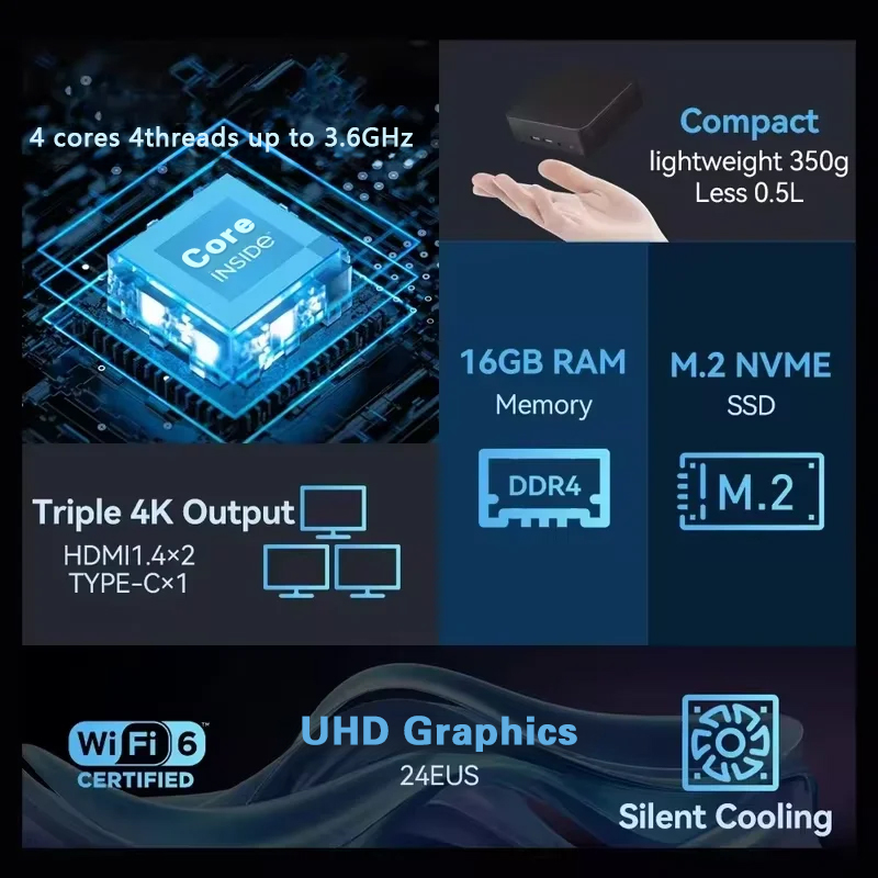 2026 Mini PC Intel Core I9 109 - Pc Gaming Ram 32Gb 评论和价格