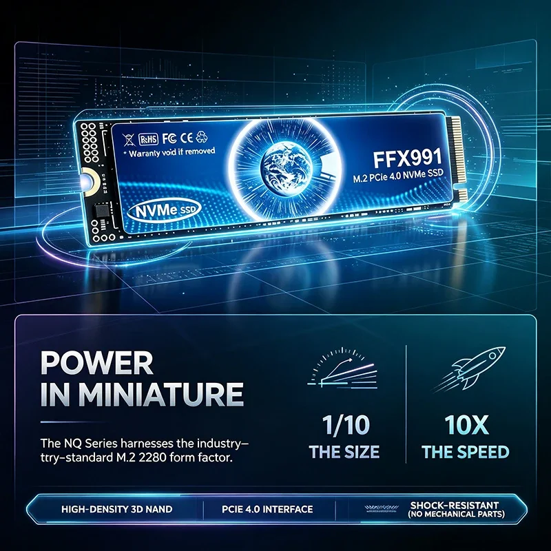 FFX991 M.2 NVMe PCIe 4.0 Inter - Pc Unit For Gaming 评论和价格