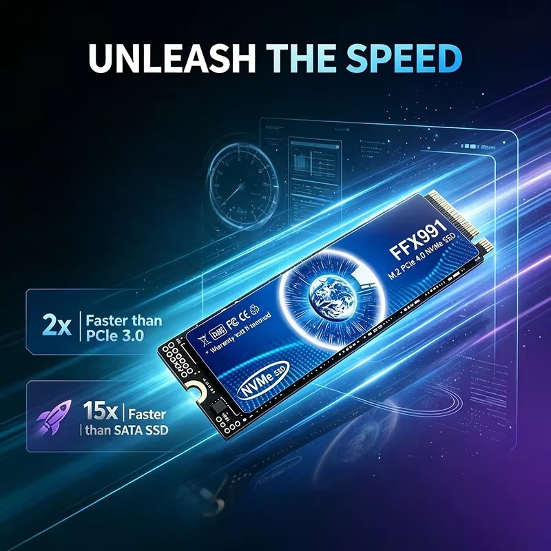 FFX991 M.2 NVMe PCIe 4.0 Inter - Pc Unit For Gaming 评论和价格