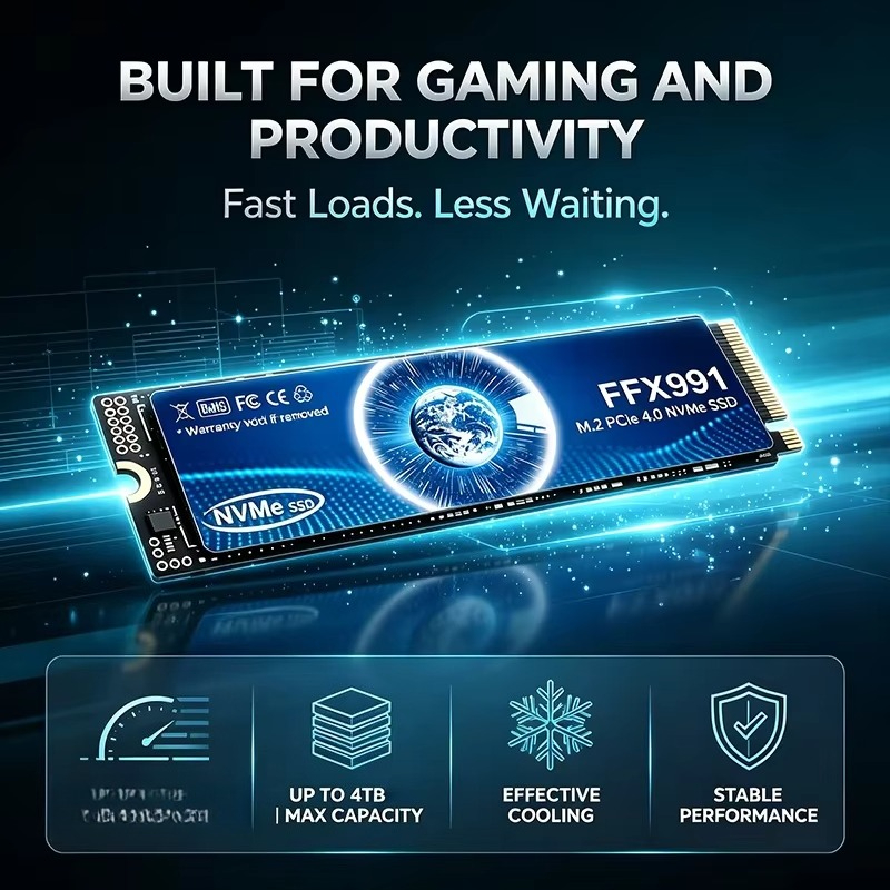 FFX991 M.2 NVMe PCIe 4.0 Inter - Pc Unit For Gaming 评论和价格