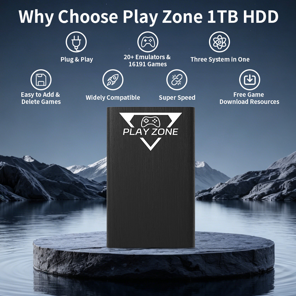 Play Zone 1TB Portable Gaming  - Pc Gaming Aaa 评论和价格