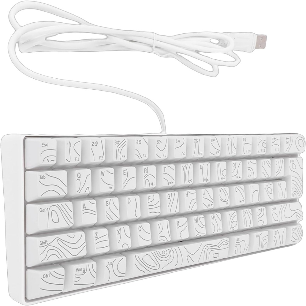 61 Keys Wired Gaming Keyboard  - Anti-Ghosting Keyboard 评论和价格