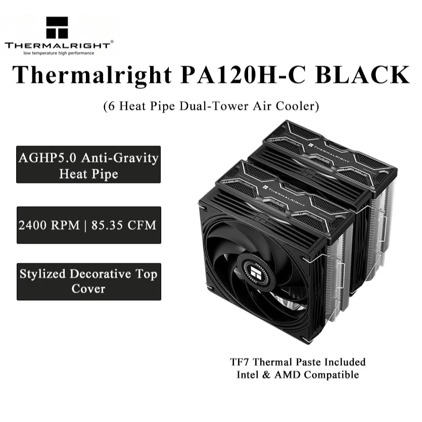 Thermalright PA120H‑C BLACK Du - Thermal Paste 评论和价格