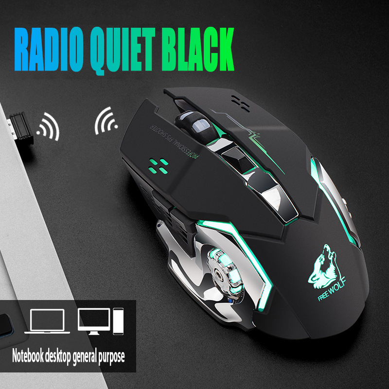 Free Wolf X8 Wireless Mouse Ch - Pc Gaming Gta 6 评论和价格