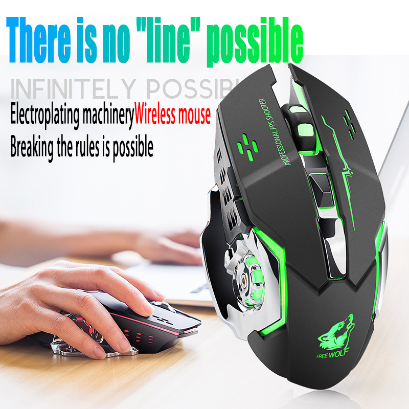 Free Wolf X8 Wireless Mouse Ch - Pc Gaming Gta 6 评论和价格