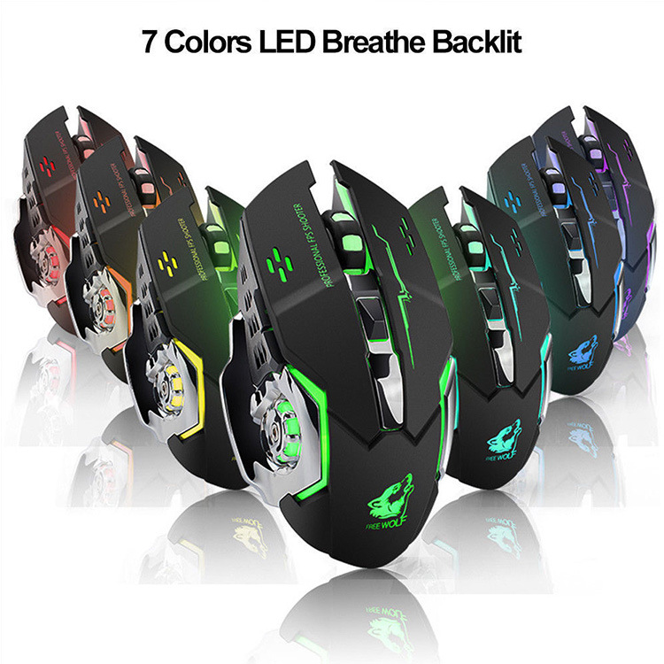 Free Wolf X8 Wireless Mouse Ch - Pc Gaming Gta 6 评论和价格