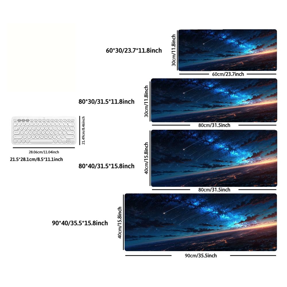 Large Mousepad Sunset Starry C - Pc Gaming Cloud 评论和价格