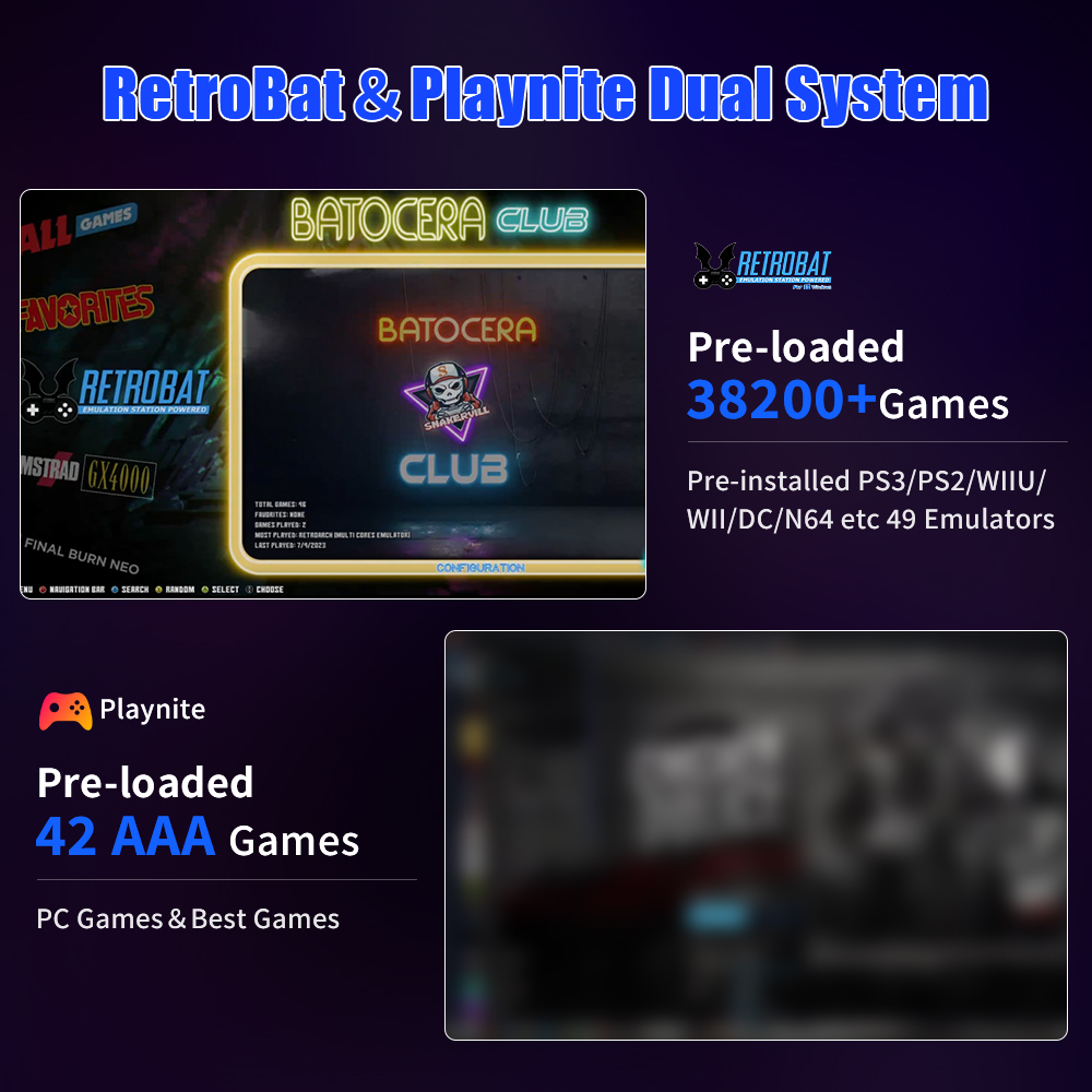Retrobat&Playnite Gaming HDD R - Pc Gaming Aaa 评论和价格