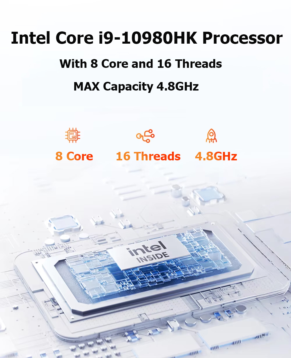Protable Intel I9-10980HK Mini - Pc Gaming Ram 32Gb 评论和价格
